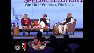 Amit Shah Digvijaya Singh and Manish Sisodia battle it out at India Today Conclave 2014 [upl. by Rolandson]