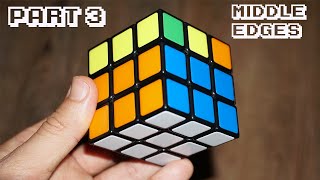 How to Solve a Rubiks Cube  Part 3  Middle Layer Edges [upl. by Erine]