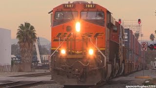 Amtrak BNSF Union Pacific amp Metrolink Trains 122814 [upl. by Irovi]