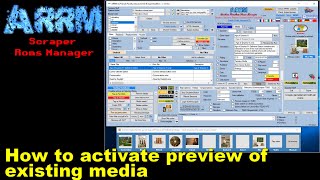 ARRM  How to activate preview of existing media [upl. by Enelyar454]