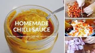 DIY Homemade PeriPeri Lemon Garlic Sauce  Cook with Me  ASMR [upl. by Medea]