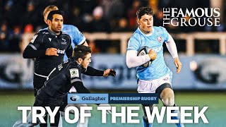 Try Of The Week  Ruthless ReesZammit Magic Muir amp More  Gallagher Premiership 202122 [upl. by Arrek]