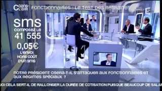 C dans lair Fonctionnaires le test des retraites  100613 [upl. by Enelkcaj]