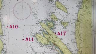 Distanzen abnehmen auf einer Seekarte Navigation  Küstenpatent B  AC Nautik [upl. by Yrffoeg]