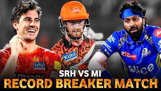 SRH vs MI Highlights 2024  Record Breaker Match  IPL Highlights 2024  HighScoring thriller Match [upl. by Ahsinar]