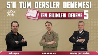 345 YAYINCILIK 5Lİ TÜM DERSLER DENEMESİ  DENEME 5  FEN BİLİMLERİ ÇÖZÜMLERİ [upl. by Butch328]