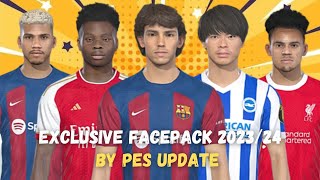 NEW UPDATE FACEPACK 2023 FOR PES 2018 CONVERT  BY PES UPDATE [upl. by Ciel]