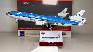 UNBOXING and REVIEW Jc wings 1200 KLM md11 reg PHKCD “Douglas Aviation History” livery DT2301 [upl. by Briano]