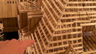 22  Building Popsicle Stick House [upl. by Enayd]