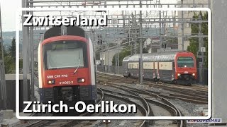 Züge am Zürich Oerlikon  Swiss Train Compilation [upl. by Mckeon]