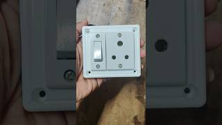 1 Switch 1 Socket 1 indicator extension board kaise banaye 2024  how to make switch board wiring [upl. by Hoppe]