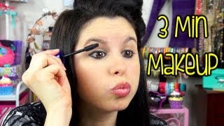 3 Minute Makeup Challenge [upl. by Ymiaj]