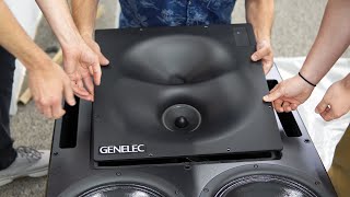 Changing the Orientation of a Genelec 1234A Main Monitor  Directivity Controlled Waveguide [upl. by Severn]