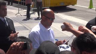 Mariano Rivera Signing Autographs In LA Part II  iFolloSportscom [upl. by Ariahs]