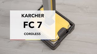 Odkurzacz pionowy Karcher FC 7 Cordless  dane techniczne  RTV EURO AGD [upl. by Aglo613]