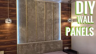 Woodworking  Upholstery  WALL PANELS СТЕНОВЫЕ ПАНЕЛИ СВОИМИ РУКАМИ [upl. by Arst7]