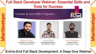 Full Stack Development Webinar Trends Tools and Techniques  ASPNet Core biharideveloper [upl. by Aksoyn]