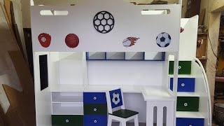 cama juvenil para los amantes del deporte [upl. by Aehsel]