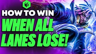 How To Win When ALL Lanes Are LOSING  Jungle Guide  League of Legends [upl. by Aneleairam352]