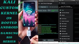 Install custom Kali Nethunter kernel on rooted Android  Nethunter kernel for Samsung S10 series [upl. by Eiralam]