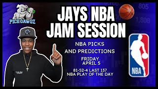 NBA Picks amp Predictions Friday 4524  Jays NBA Jam Session [upl. by Bradley]