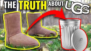 Why Uggs Are A Waste Of Money  CUT IN HALF [upl. by Naitsirhc]