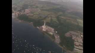 Inverkip Power Station  chimney death from a birds eye view [upl. by Atina843]