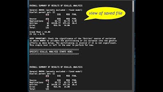 DIALLEL ANALYSIS OF COMBINING ABILITY Griffing Method 4 Fixed Model [upl. by Burgess]