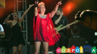 Lepa Brena  LIVE  Cik pogodi  Novi Becej 30082015 [upl. by Ogdan281]