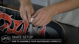 HOW TO ASSEMBLE YOUR SKATEBOARD CORRECTLY – Skate Setup  Titus [upl. by Cory91]