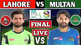 PSL LIVE  LAHORE QALANDARS vs MULTAN SULTAN FINAL MATCH LIVE SCORES LQ VS MS PAKISTAN SUPER LEAGUE [upl. by Sukcirdor488]