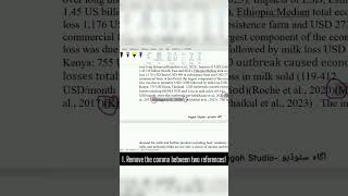 Encapsulate two or more citation reference in one bracket separated by semicolon using word endnote [upl. by Oniuqa]