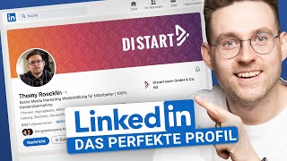 LinkedInAnleitung Professionelles Profil auf LinkedIn erstellen [upl. by Ettezoj]