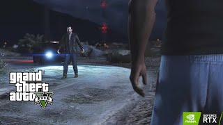 Franklin kills Michael GTA 5  GTA 5 ending part 1 [upl. by Ralfston984]