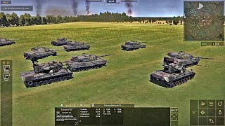 Regiments  NATO Leopard Tanks vs Soviet 61st Guard Tank Intense RTS PC Gameplay [upl. by Etaner]