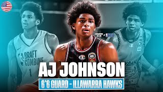 AJ Johnson 2024 NBA Draft Profile  NBL Next Star — Milwaukee Buck [upl. by Kentigera]