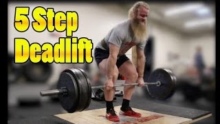 How To Deadlift Starting Strength 5 Step Deadlift [upl. by Ullyot]