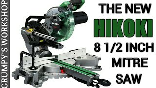 First look at the new hikoki 8 12 inch 216mm mitre saw with fixed rails [upl. by Hartman]