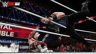 WWE 2K18 Top 10 Fastest Royal Rumble Eliminations [upl. by Takara]