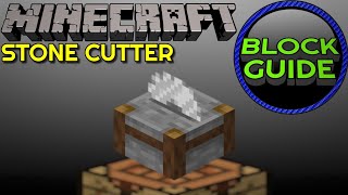 How To Craft And Use Stonecutter Minecraft [upl. by Seafowl]