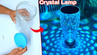 Crystal Diamond Bedside Lamp Diy LED Desk Lamp Tuch Lamp [upl. by Eladroc]