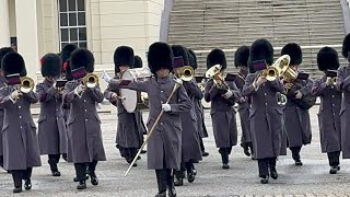 Band of the Grenadier Guards march to Buckingham Palace 1932023 [upl. by Aisenet]