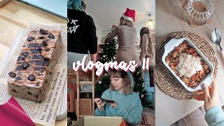 🎅 Bizcocho proteico al micro Decoro con mis hermanas Cesta de Navidad Apple crumble l VLOGMAS 11 [upl. by Hubsher]