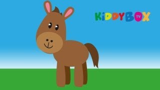 Hopp hopp hopp Pferdchen lauf Galopp  Kinderlieder KIDDYBOXTV [upl. by Karna]