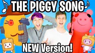 ULTIMATE ROBLOX PIGGY SONG  NEW DANCE VERSION Official LankyBox Music Video [upl. by Eylrac944]