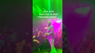 RickRoss Reacts Hilariously to Fan’s MoneyThrowing Antics 😳😳😳shorts shortvideo [upl. by Akihsan]