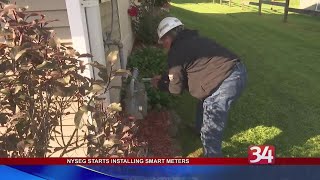 NYSEG Starts Installing Smart Meters [upl. by Ahsinod929]