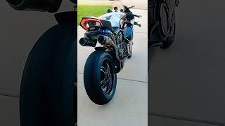 Ducati V4s Termignoni Titanium exhaust Sounds Fantastic 🔥 [upl. by Elkcim]