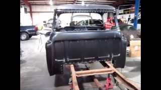 1955 Chevy truck rebuild Big back window conversion Part 2 [upl. by Audy]