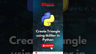 Create Triangle using tkinter in Python [upl. by Teodor]